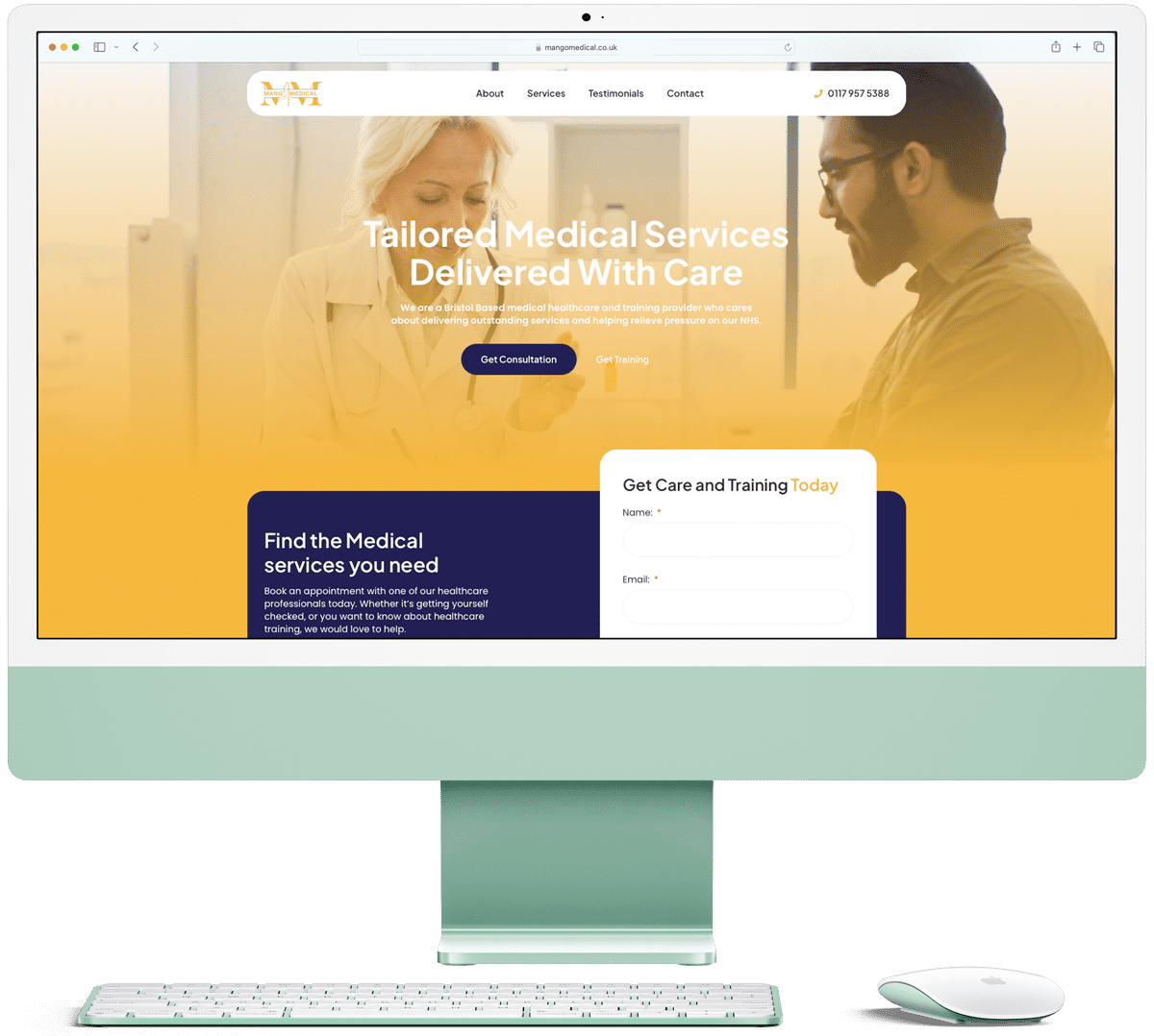 Mango Medical Website created by brand development agency - tinyBox